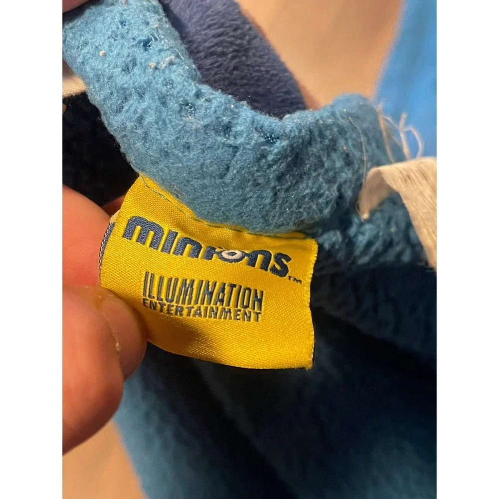 Minions Pirate Throw Blanket Blue Sherpa Fleece 60x35 Despicable Me Illumination